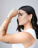 Pulseira Bolas Lisas Ródio Branco