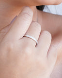 Anel Cravejado Cristal Tamanho 17 Ródio Branco