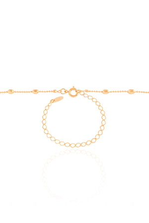 Choker Gomos 3 mm Banhado a Ouro 18K