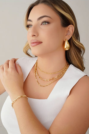 Choker Grumet 4 mm Banhado a Ouro 18K