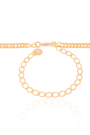 Choker Grumet 4 mm Banhado a Ouro 18K