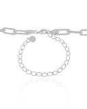 Choker Elos 5 mm Ródio Branco