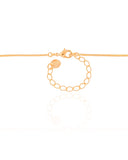 Gargantilha Veneziana Laço Cordão Baiano Banhado a Ouro 18K - 45 cm