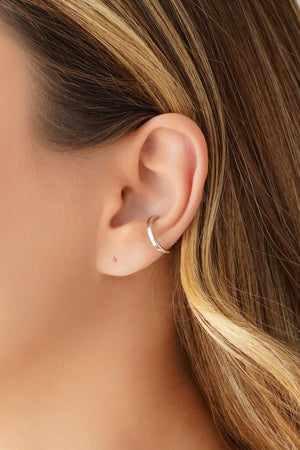 PIercing Liso 2 mm Ródio Branco