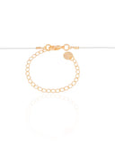 Choker Nylon Letra T Banhado a Ouro 18K