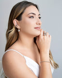 Anel Bolas Lisas Tamanho 12 Ródio Branco