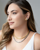 Choker Detalhada 6 mm Ródio Branco