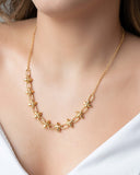 Gargantilha Elos Spike 13 mm Banhado a Ouro 18K - 45 cm