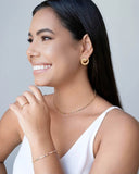 Choker Riviera Colorida 1.7 mm Banhado a Ouro 18K
