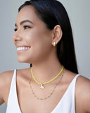 Brinco Gota Lisa 1.7 cm Banhado a Ouro 18K