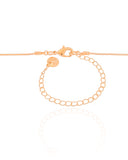 Gargantilha Veneziana Oval Liso Banhado a Ouro 18K - 40 cm