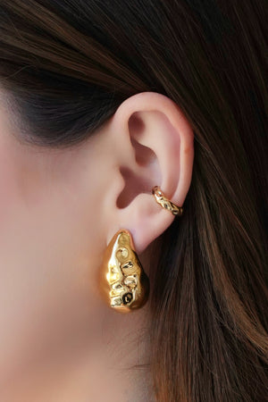 Piercing Orgânico 4 mm Banhado a Ouro 18K