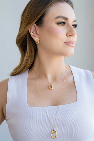 Piercing Liso Banhado a Ouro 18K