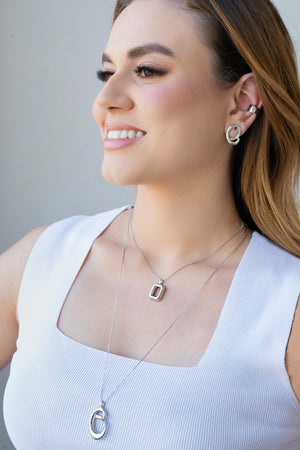 Piercing Liso Ródio Branco