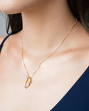 Gargantilha Veneziana Orgânico Vazado Banhado a Ouro 18K - 45 cm