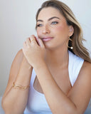 Anel Ondas Liso Tamanho 15 Banhado a Ouro 18K