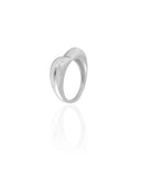 Anel Coração Liso Tamanho 15 Ródio Branco