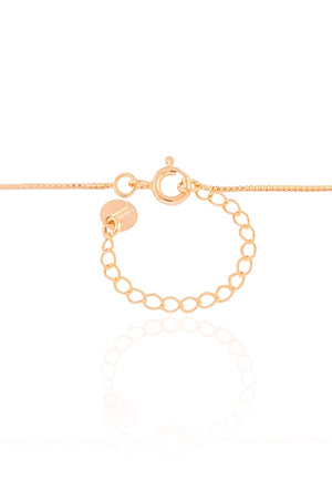 Gargantilha Geométrico Pontos de Luz Cristal Banhado a Ouro 18K - 40 cm