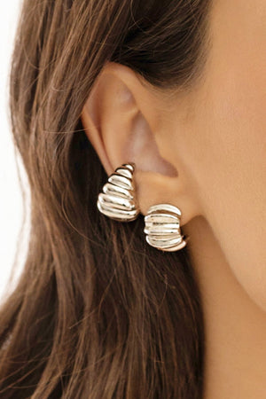 Piercing Tratorado Liso Ródio Branco