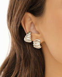 Piercing Tratorado Liso Ródio Branco