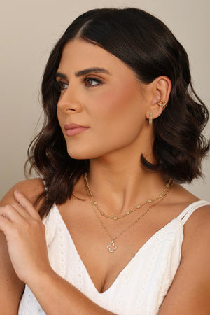 Piercing Gomos Lisos Banhado a Ouro 18K