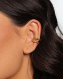 Piercing Gomos Lisos Banhado a Ouro 18K