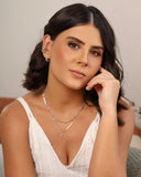 Piercing Gomos Lisos Ródio Branco