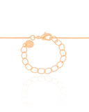 Gargantilha Redondo Cravejado Ponto de Luz Cristal Banhado a Ouro 18K - 45 cm