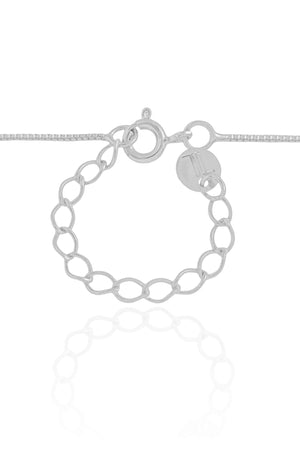 Gargantilha Veneziana Árvore da Vida Cravejada Cristal Ródio Branco - 45 cm