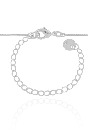 Gargantilha Veneziana Pomba da Paz Cravejado Cristal Ródio Branco - 40 cm