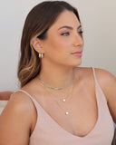 Gargantilha Dupla Trevo Mix de Banhos Banhado a Ouro 18K