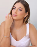 Gargantilha Cordão Baiano 1.5 mm Ródio Branco - 45 cm