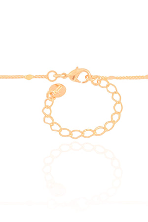 Gargantilha Plaquinhas Grumet 2 mm Banhado a Ouro 18K - 45 cm