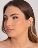 Ear Cuff Folhas 2.8 cm Banhado a Ouro 18K
