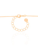 Gargantilha Veneziana Flor Pérola Banhado a Ouro 18K - 45 cm