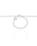 Choker Piastrine 5 mm Ródio Branco