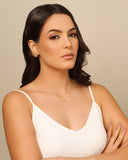 Gargantilha Veneziana Quadrado 3 mm Banhado a Ouro 18K - 45 cm