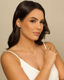 Brinco Argola Click Cruz 2.6 cm Banhado a Ouro 18K