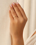 Anel Trevo Cristal Tamanho 15 Banhado a Ouro 18K