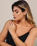 Brinco Laço Torcido 3.1 cm Banhado a Ouro 18K