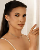 Choker Elos em U 5 mm Ródio Branco