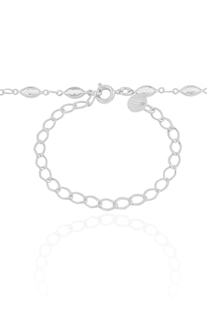 Choker Navetes Cristal Ródio Branco