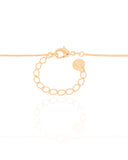 Gargantilha Veneziana Abraço Banhado a Ouro 18K - 45 cm