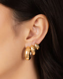 Brinco Argola Click Lisa 1.3 cm Mix de Banhos