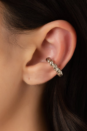 Piercing Torcido Liso Ródio Branco