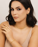 Anel T Cravejado Cristal Tamanho 13 Banhado a Ouro 18K