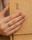 Anel T Cravejado Cristal Tamanho 18 Ródio Branco