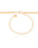 Choker Elos Duplos 4 mm Banhado a Ouro 18K