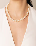 Choker Pérolas 10 mm Banhado a Ouro 18K