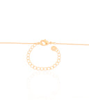 Gargantilha Veneziana Redondo Flat Liso Banhado a Ouro 18K - 45 cm